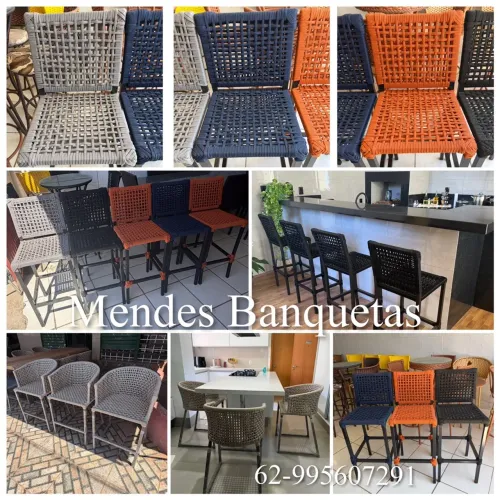 BANQUETA BANQUETAS CORDA NÁUTICA