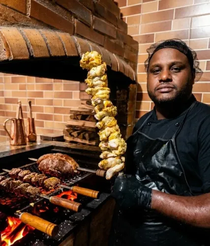 Trabalho com eventos , Garçom, Churrasqueiro e Buffet.