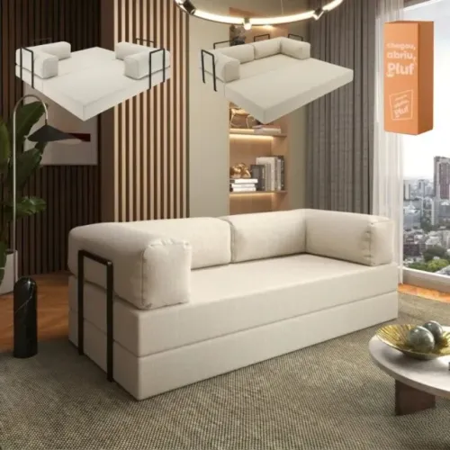 Sofá Cama Light 1,80 m (Expansível) Bouclé  Produto Novo - Pronta Entrega