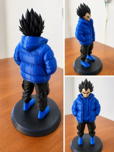 Action Figure Vegeta com Jaqueta de Frio