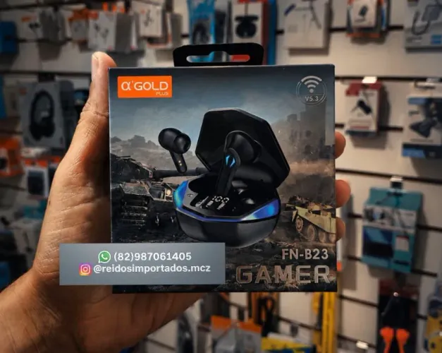 Fone bluetooth gamer