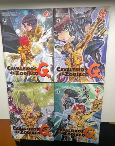 Mangás Cavaleiros do Zodiaco G 3,14,15 e 17