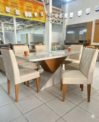 Mesa de jantar ___ sala de jantar luxuosa