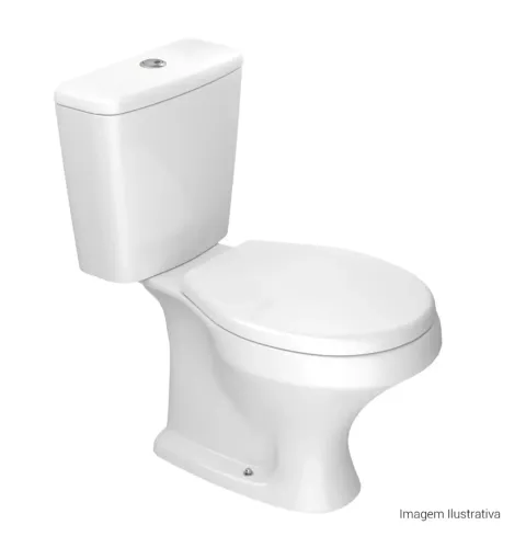 Bacia para caixa acoplada Ravena - Cód P.909.17 - Deca