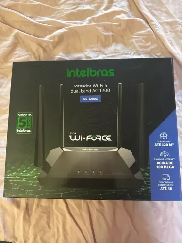 Roteador Wi-Fi 5 dual band AC 1200