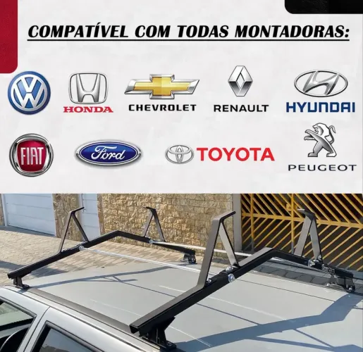 Vendo rack de teto carro universal para escada