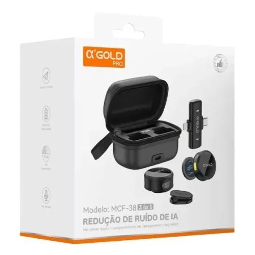 Microfone de Lapela sem Fio para Celular Android IOS | Aceito Cartão!!!