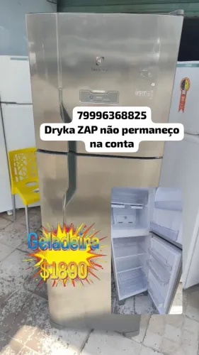 geladeira duas portas inox