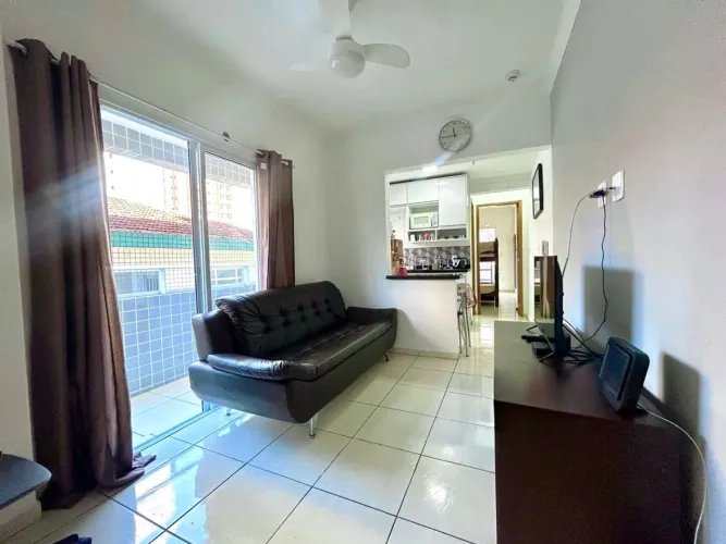 Apartamento Mobiliado para Locação Definitiva no Boqueirão, Praia Grande/SP.