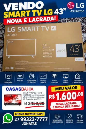 TV 43 polegada lacrada