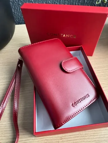 Carteira vermelha Constance