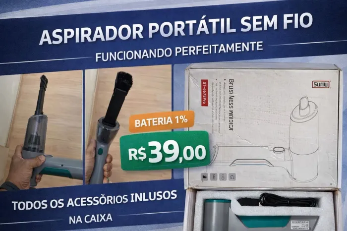 Aspirador portátil 
