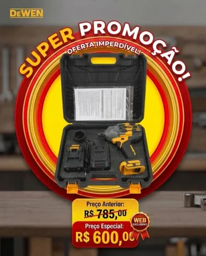 Chave de Impacto Heavy Duty (Pneumática/Elétrica de Alto Torque)