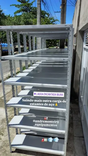 Estantes de aço novas na caixa direto de fábrica em promoção tamanho padrão 