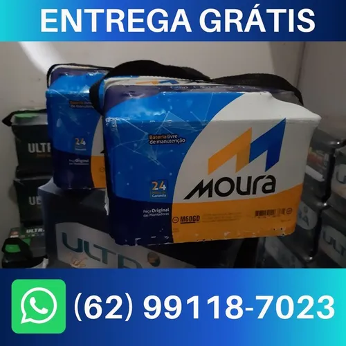 Bateria 60 Amperes Bateria 60Ah (Parcelas sem juros)