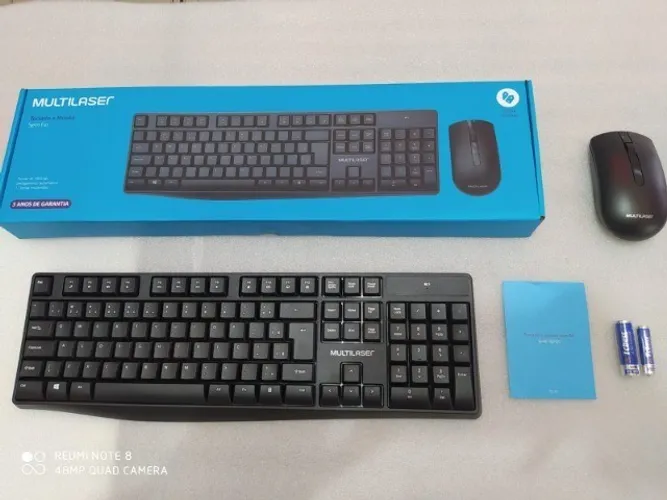 Teclado e mouse sem fio Multilaser (Atacado e varejo Jk Eletrônicos) 