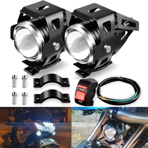 Farol milha led  kit completo 
