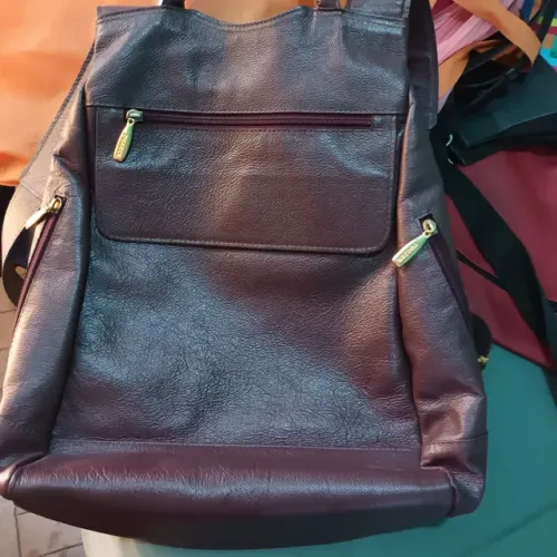 Bolsa de couro 300 reais.