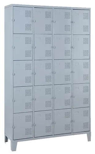 Armário de aço roupeiro 20 portas pequenas 