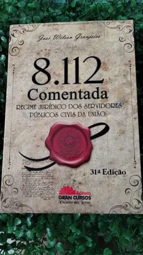 Livro para concurso público 8112 comentada regime jurídico dos servidores 