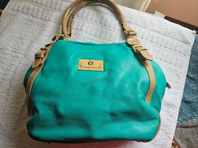 Bolsa Carmen Steffens Verde - original - tamanho grande