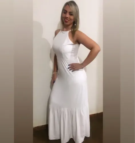Vestido Longo Branco