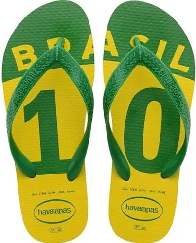 Chinelo Havaianas Brasil 10 - Tamanho 43/44 - leia descrição