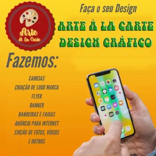 Design Gráfico - Panfleto, cartão de visita, banner, calendário, flyer, folder, logo, Sit