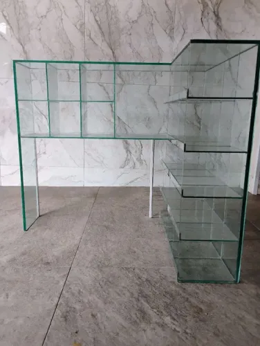 Baleiro de vidro temperado 10mm com 27 divisória