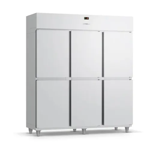 Mini Câmara 6 Portas Temperatura: 0ºC a 7ºC capacidade 1152 Litros
