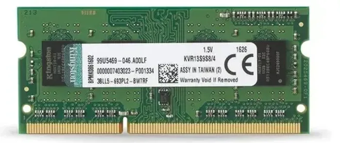 Memoria Ram Ddr3 4gb 1333mhz Kingston p/ Notebook Kvr13s9s8/4