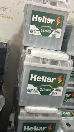 Bateria Heliar 38Ah - H38JD - Original de Montadora