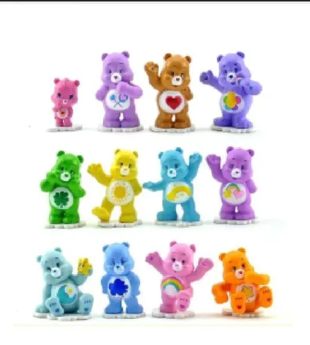 NÃO ENVIO Ursinhos Carinhosos Coleção Urso Care Bears Com 12