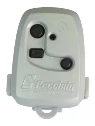 controle peccinin Nice 433 Mhz Portão Eletrônico cinza prata