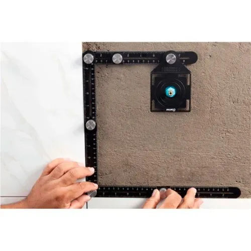 Esquadro Gabarito Angular Ajustável Multifunção de Alumínio Cortag
