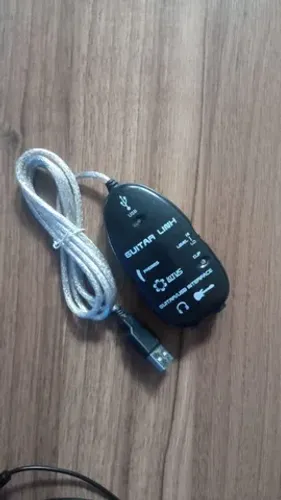 Adaptador Usb De Guitarra Violão Baixo Pc Guitar Link