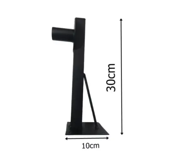 Kit 2 Suportes Para Caixa Som Acústica Fixo Parede Ate 18 Kg