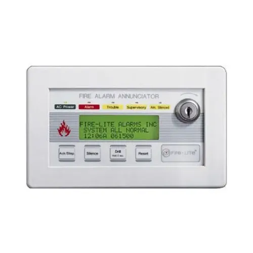 Anunciador de alarme de incêndio remoto LCD - Honeywell LCD-80F Fire-Lite