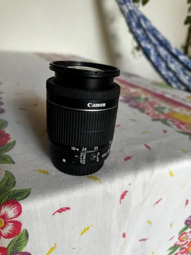 Lente canon 18-55 semi nova 