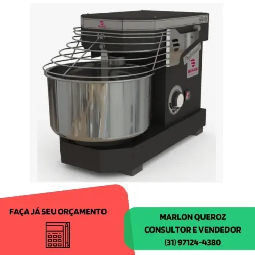 Amassadeira Espiral 5KG Braesi Nova Bivolt
