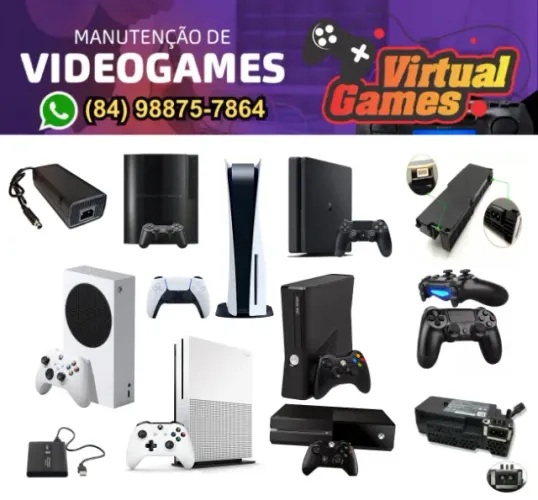 Conserto de Video Games (Assistência Técnica de Video Games Preventiva ou Corretiva)