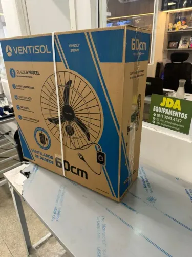 Ventilador comercial 60 cm premium 200watts 2 rolamentos 1 ano garantia