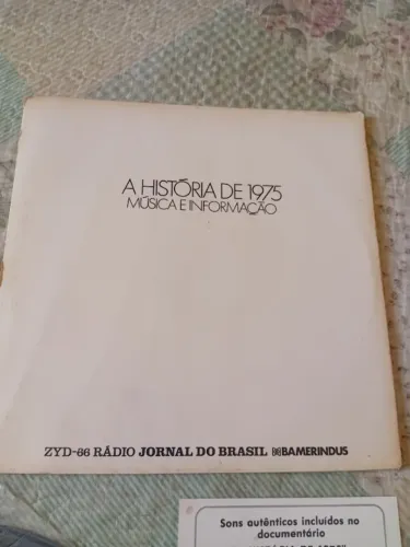 Lp disco vinil A Historia de 1975  musica e informação  radio jornal do brasil