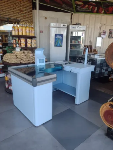 Caixa de Supermecado de 1.60  em U - Pronta entrega.
