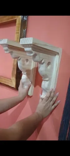 Mãos Francesas Artesanais em Madeira Maciça 