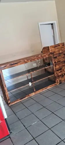 Balcão caixa rústico 