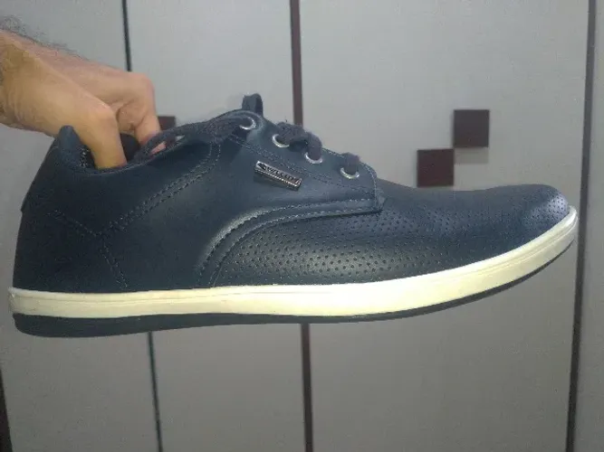 Sapatênis Casual Velluti Azul Marinho