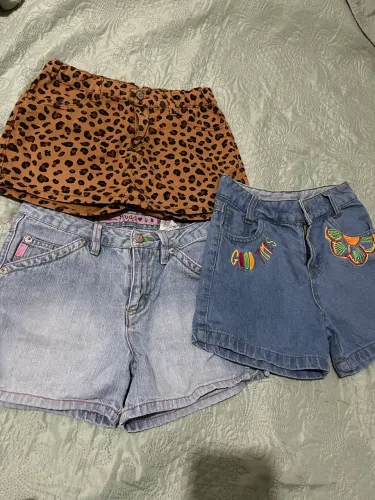 Lote de 3 Shorts Jeans