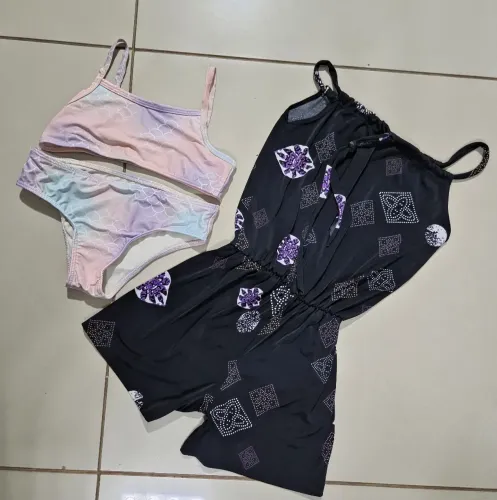 Biquini Infantil e Saída de Praia Tam.08