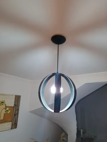 Luminária Pendente de Metal para Sala de Estar